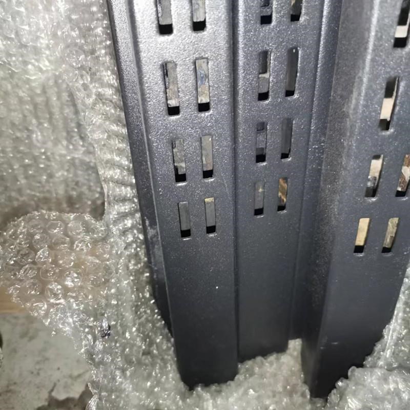 四方AA柱冲孔方管圆管服装道具AA柱加厚单排双排A柱单面对面冲孔