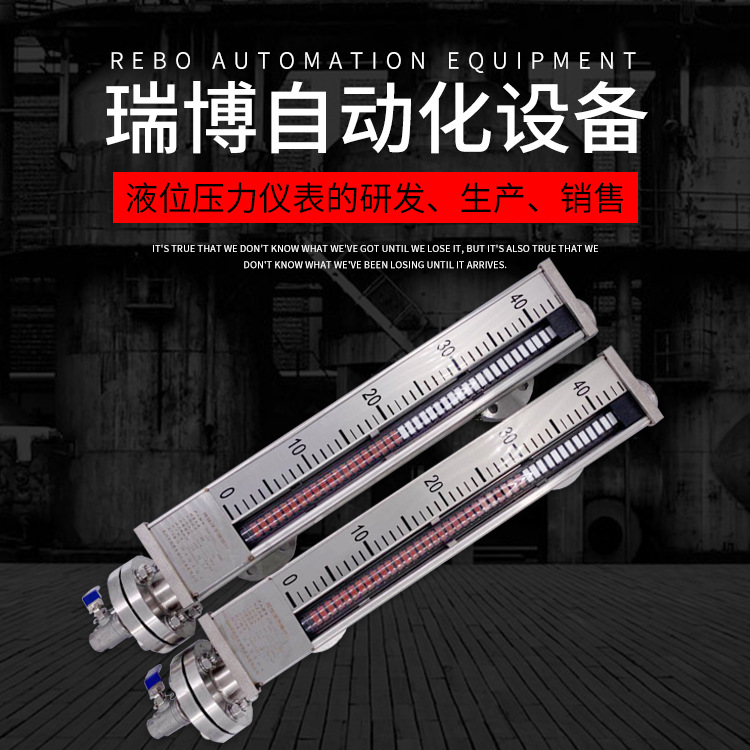 磁翻板液位计 磁浮液位计 耐高温磁翻板液位计带远传