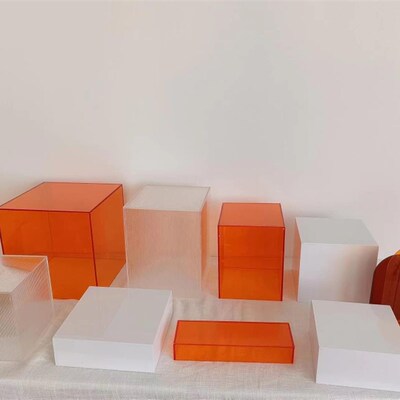 亚克力甜品台架子摆台摆件开业茶歇摆台水波纹展示架茶歇甜品台架