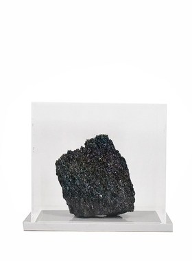 现代简约亚克力防尘罩摆件大理石底座家居装饰透明工艺展示盒摆设