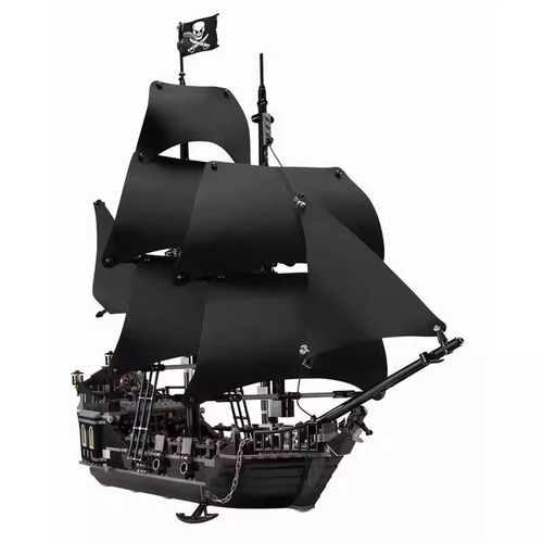 加勒比海盗杰克船长黑珍珠号大帆船4184品质拼插益智积木玩具礼物