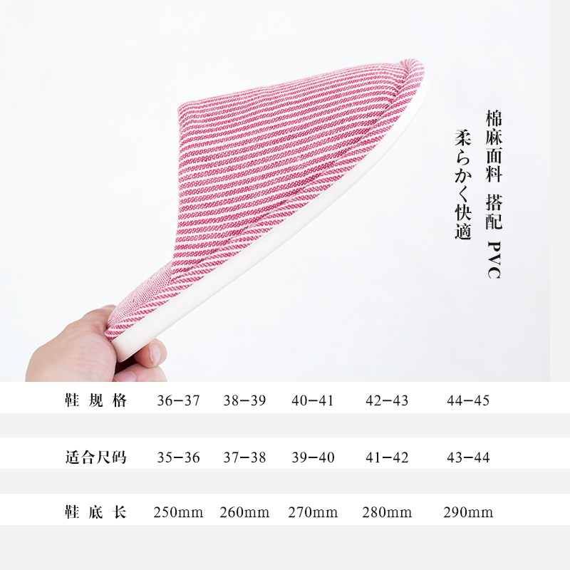 拖鞋女春秋室内居家厚底拖鞋无声秋软底木地板静音秋冬情侣棉拖鞋