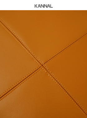 橙意现代简约橘色橙色皮质靠包抱枕沙发靠枕样板间售楼处腰枕