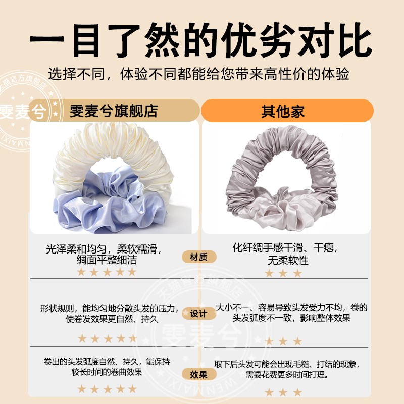 卷发神器懒人免烫盘发圈头发晚上睡觉物理定型女丝绸波浪卷发绑带