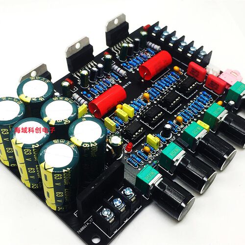TDA7293 /TDA7294 三声道HIFI2.1大功率音箱前级调音超低音功放板