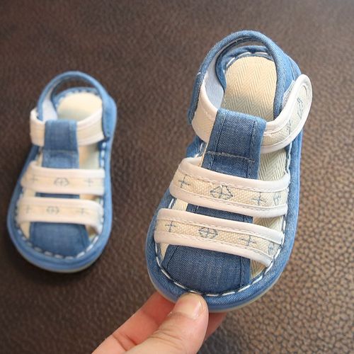 2024新款宝宝凉鞋女1一3岁小女孩公主鞋夏季婴幼儿小布鞋儿童男2