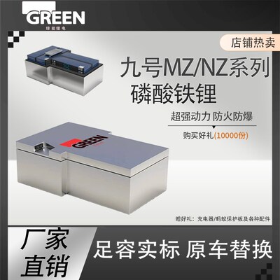 九号MZ/极核ae5ipro直上磷酸铁锂电池72v大功率改.装电摩电芯