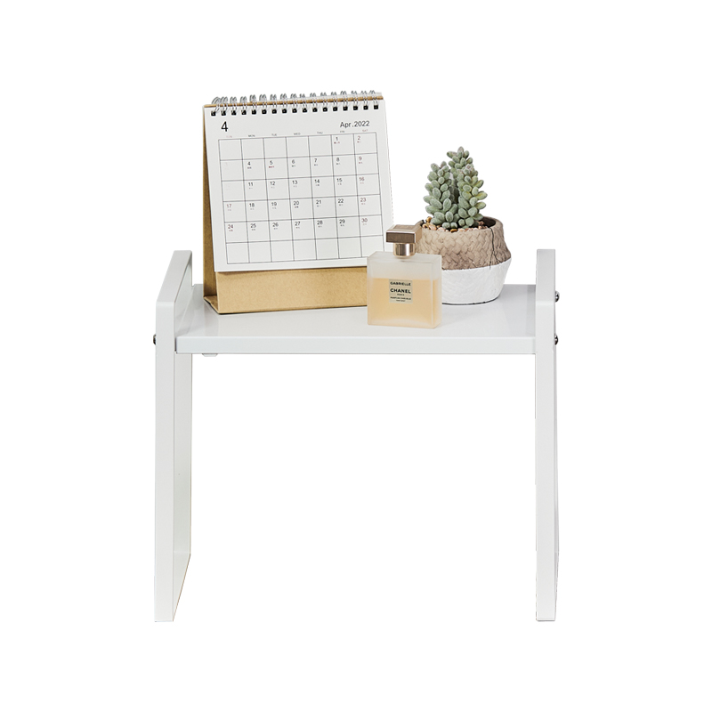 桌面置物架办公桌书桌双层收纳架家用卧室宿舍简易书架分层整理架