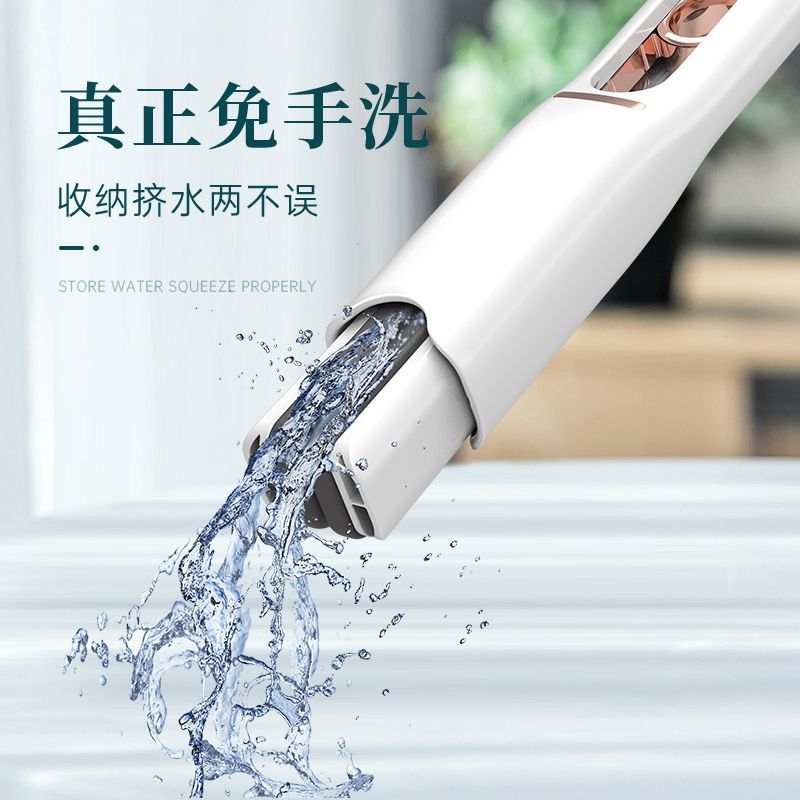 dp迷你小拖把手持便携式家用桌面旋转塑料懒人免手洗拖把厨房卫生