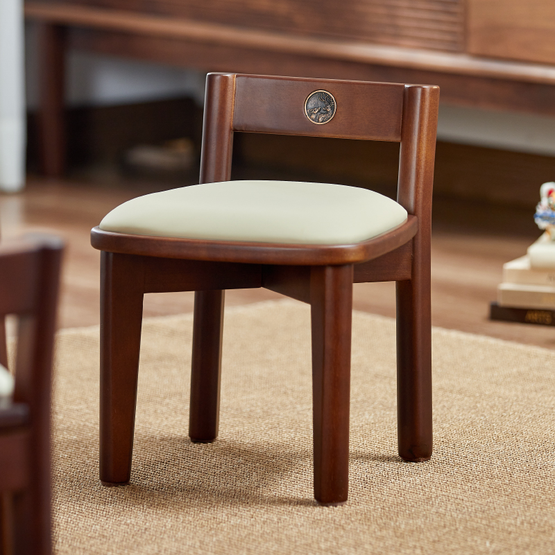 实木儿童学习小靠椅宝宝学生小板凳家用矮凳小凳子客厅成人木板凳