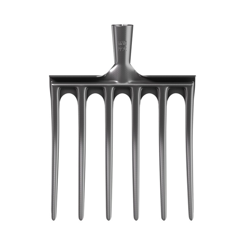 农用翻地钢叉松土开荒全钢木杆挖葱大蒜铁锹锄头加厚户外翻土钢叉