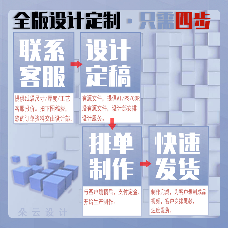 批量定制公司活动logo烫金UV标志加厚礼品包装纸袋按需定制可设计