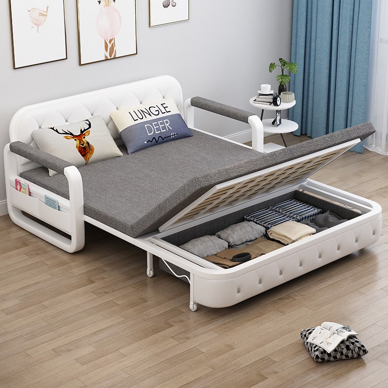 可折叠沙发床多功能坐卧两用一体客厅小户型网红款储物伸缩双人床