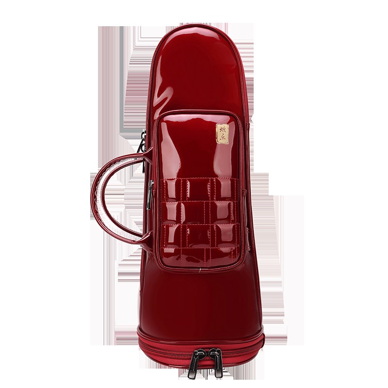 漆皮唢呐包8支装可手提唢呐袋防泼水面料双肩背乐器包大容量