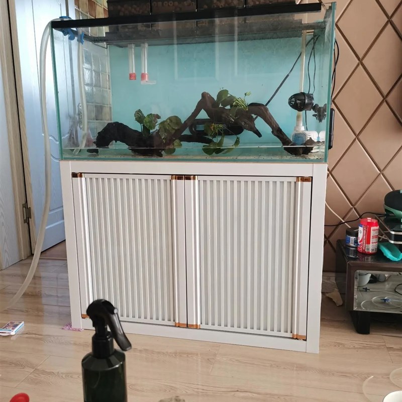 鱼缸铝合金底柜  24小时发货