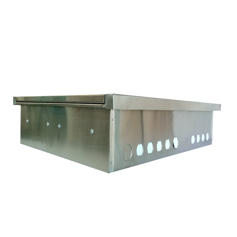 不锈钢弱电箱空箱400x500*100暗装入户信息箱 接线盒多媒体集线箱