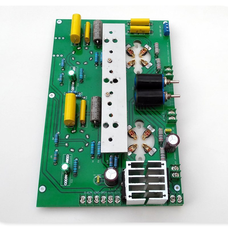 300B胆机功放板 6J8P 717A推动单端电子管功放  带电源板 电路板