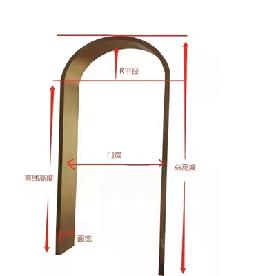 不锈钢门套圆弧拱形极窄门框窗套客厅阳台垭口吊顶天花包边收边条