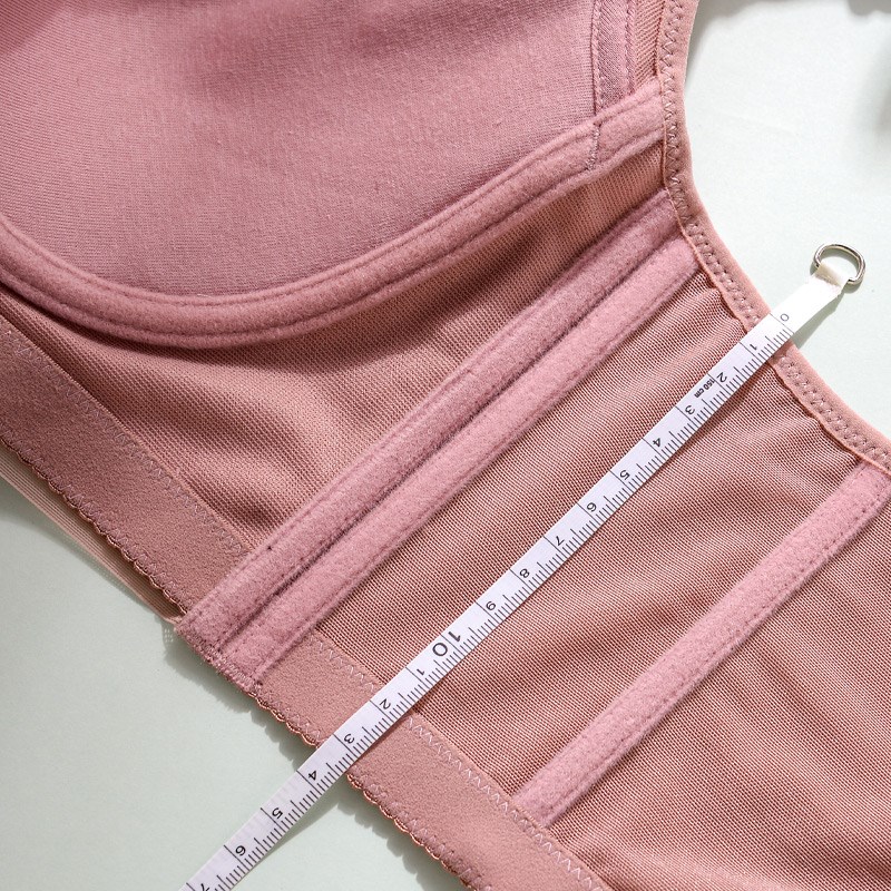 有钢圈五排扣薄杯大码内衣女胖mm收副乳上托防下垂大胸文胸285款