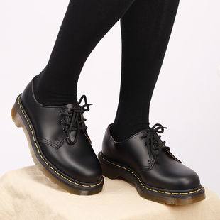 疯家定制 1461马丁鞋男低帮3孔情侣鞋英伦风春夏季大头工装鞋靴女