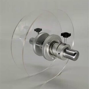 铝合金挡料盘载带固定盘s亚克力挡板编带机挡圈夹料弹簧压盘轴孔2