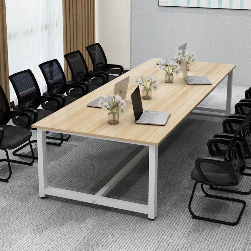 会议桌长桌c简约现代办公家俱长桌子工作台简易培训员工办公桌子
