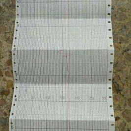 EL100仪表记录纸11411 K0-300℃ 114-1-337折叠式记录纸114*40mm
