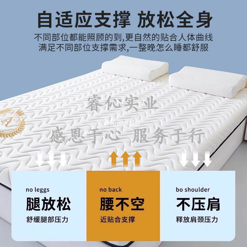 乳胶记忆棉垫床单家用卧室租房WO软0垫80x20床褥垫学生宿舍人5