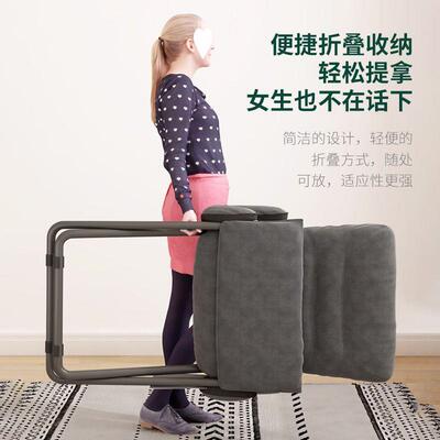懒人沙发舒适坐卧靠背椅折叠躺椅人椅午休椅久室宿舍懒NPJ单人椅