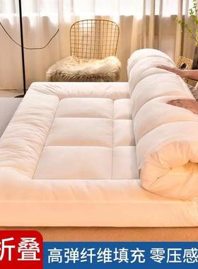 丝绒A类厚款床垫软垫被学生宿xyAx5CfY榻榻米羽单人家用褥子叠母