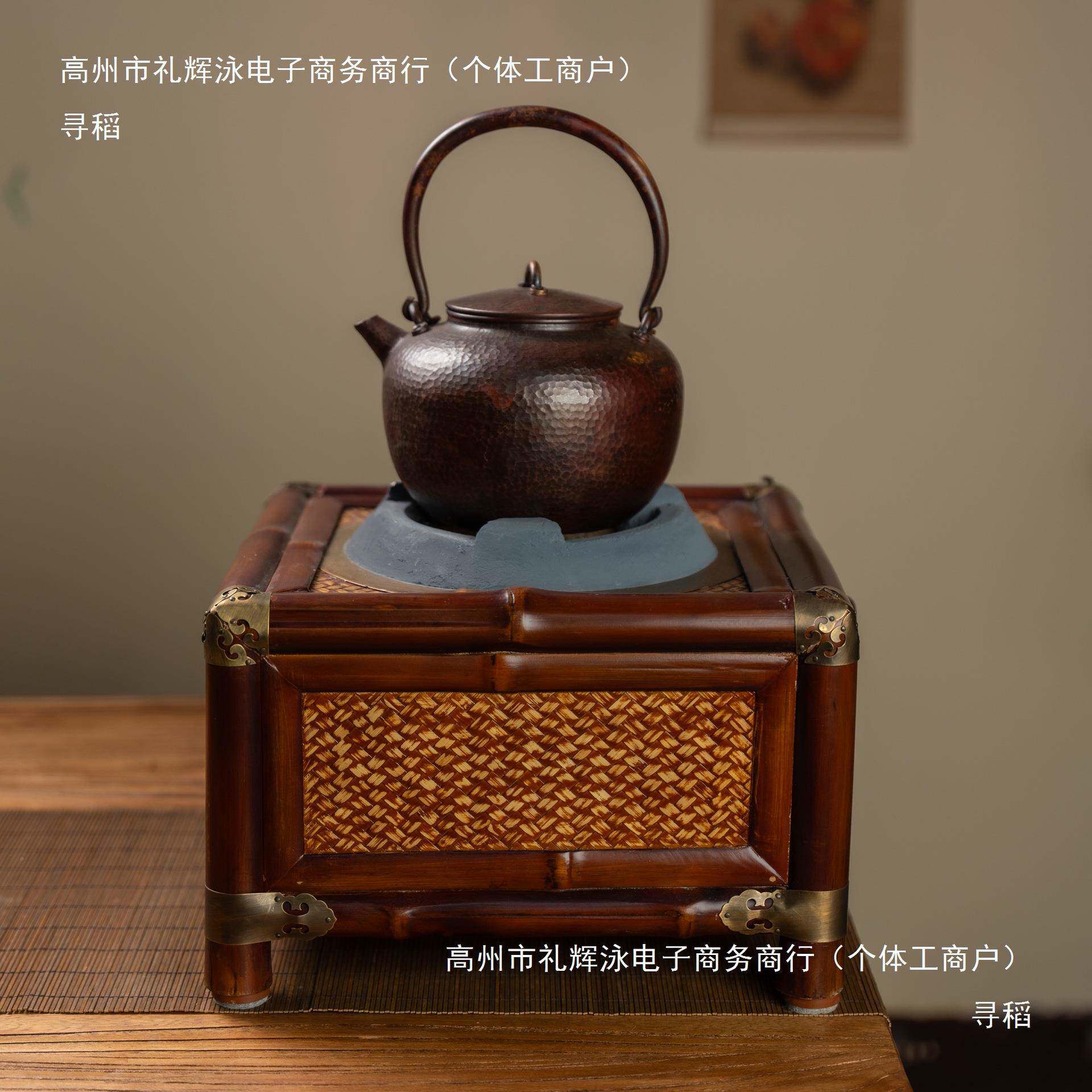 经炉温tj#j#j#j典款围炉煮茶仿子铁壶茶大号古烧炭炉耐高温材碳炉
