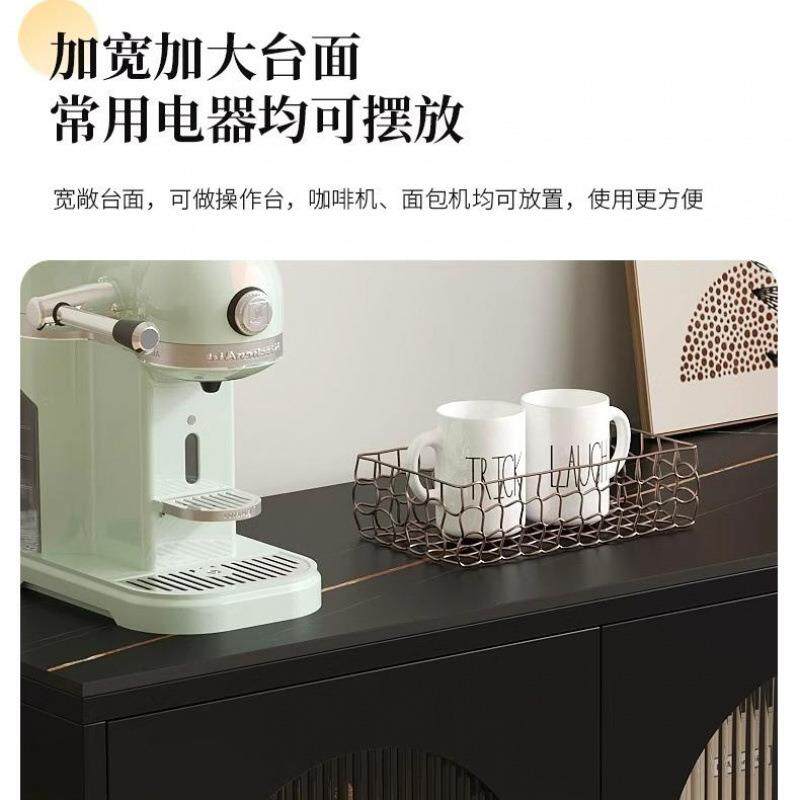 【多层收物】餐边柜斗柜多能茶水柜客厅轻DVR奢家用厨储房纳储功V