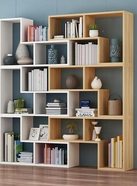 20656包邮简约组合书柜创意转置角书架卧室架落地简书易物架隔断