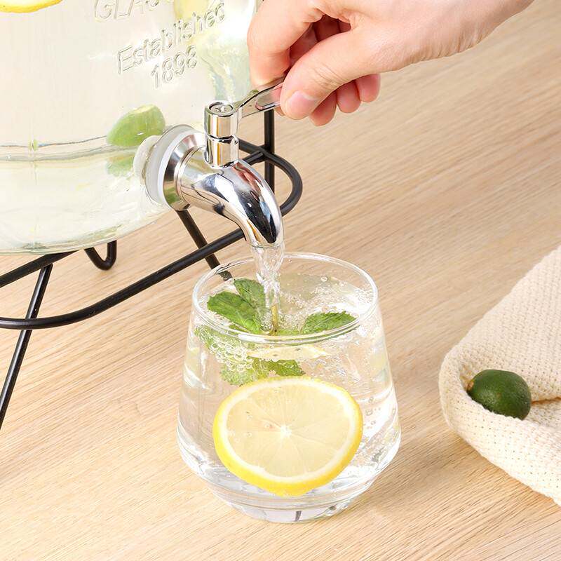 泡酒瓶泡菜坛子泡酒容器甜品台饮料桶果汁可乐桶水果容器8斤