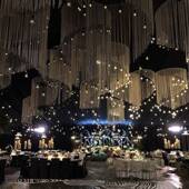 酒987店大堂水晶吊灯非标工程大厅厅宴灯水晶灯婚庆婚婚礼布置装