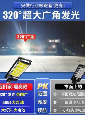 新款一化太阳能路跨境阳太能灯VBR户外庭院灯灯家用LED体人体感应