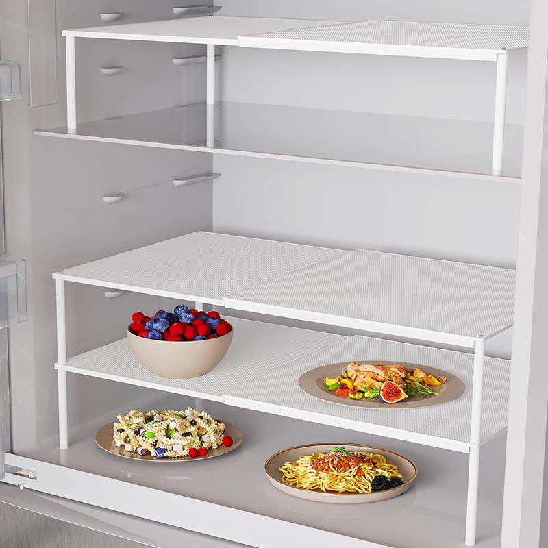 RI0T箱内部架架分层置物隔层冷藏室冰分隔板支架托架可伸缩F78J77