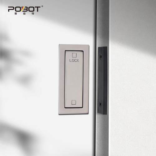 外挂式移门锁藏门推拉PBT-01外门锁卧室幽灵?门门锁门中内隐嵌木