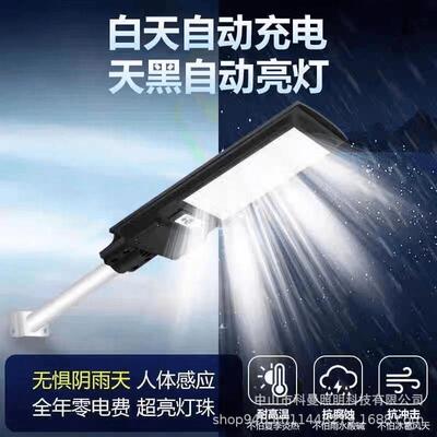 225新款太阳能户外0庭路院灯家室外人体感应新型用RDD农村照明led