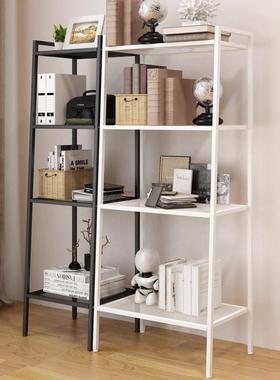 台欧式置物架书室架落地卧艺收纳架厨房铁储物架阳多层客厅梯TTmw