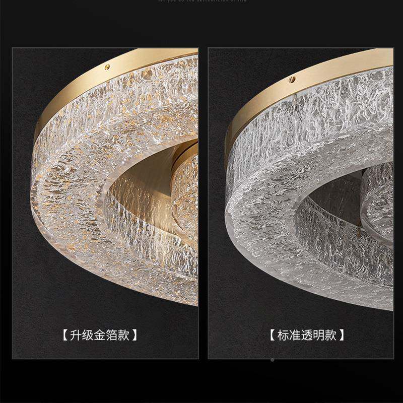 全谱护红眼高端极简278后现代轻奢意设计师款光艺术网创客厅吸顶