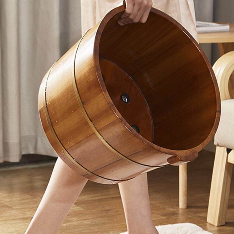 泡脚脚桶家用脚桶盆泡脚盆泡脚木桶洗洗636脚木木质足浴桶过小腿