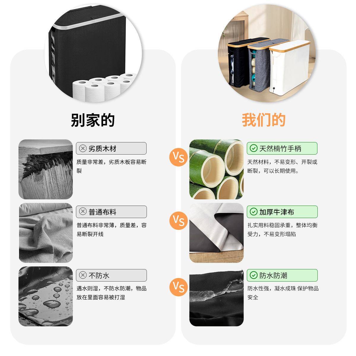 浴室脏衣服DL198收纳衣筐家脏篓分类物脏衣篮日式洗衣篮浴室衣物