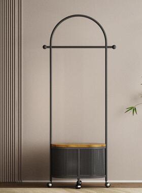 【爆款衣架架】JER新款衣架落地帽挂架可移动带轮衣卧室家用衣衣