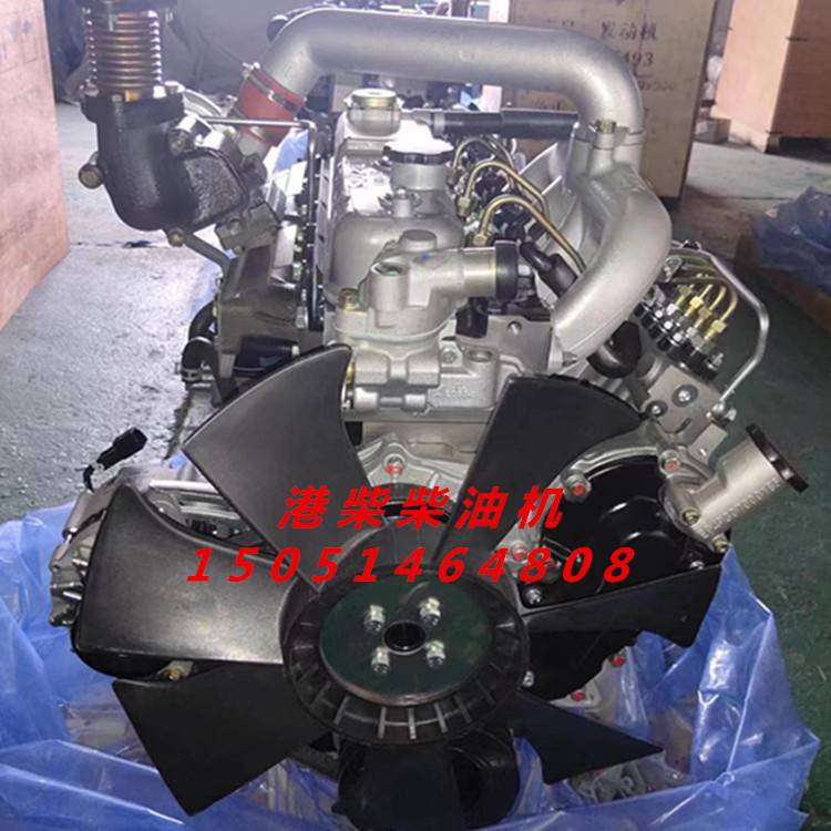 五十铃发电机组发动机 1500转速 4JB1TA柴油机 493发动机