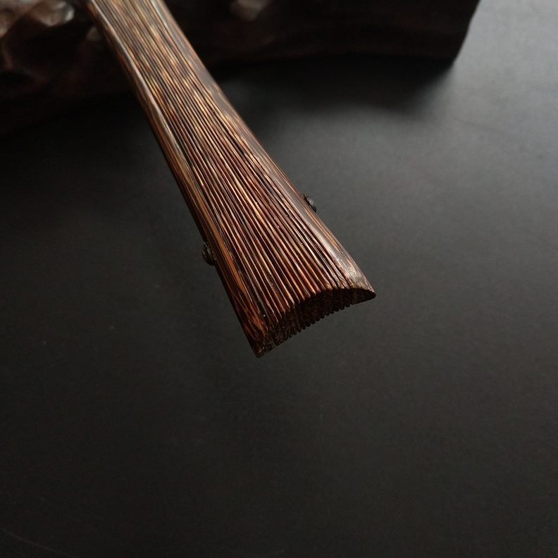 老人竹扇子空白鱼尾竹棕全超薄5寸扇面折扇艺苏工制金丝9.燕尾形