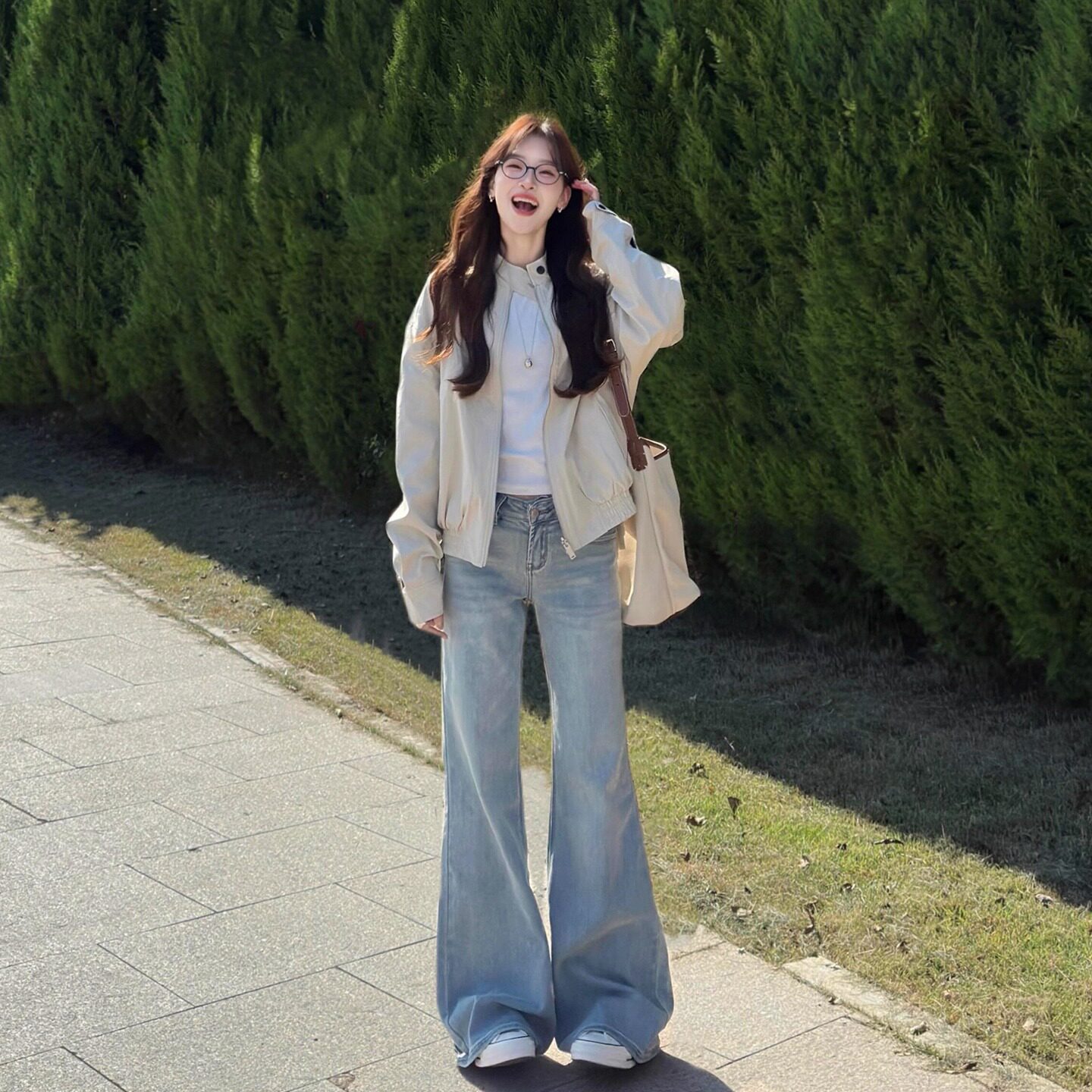 早秋短款夹克外套女2025新款休闲百搭显瘦宽松韩系慵懒chic上衣潮
