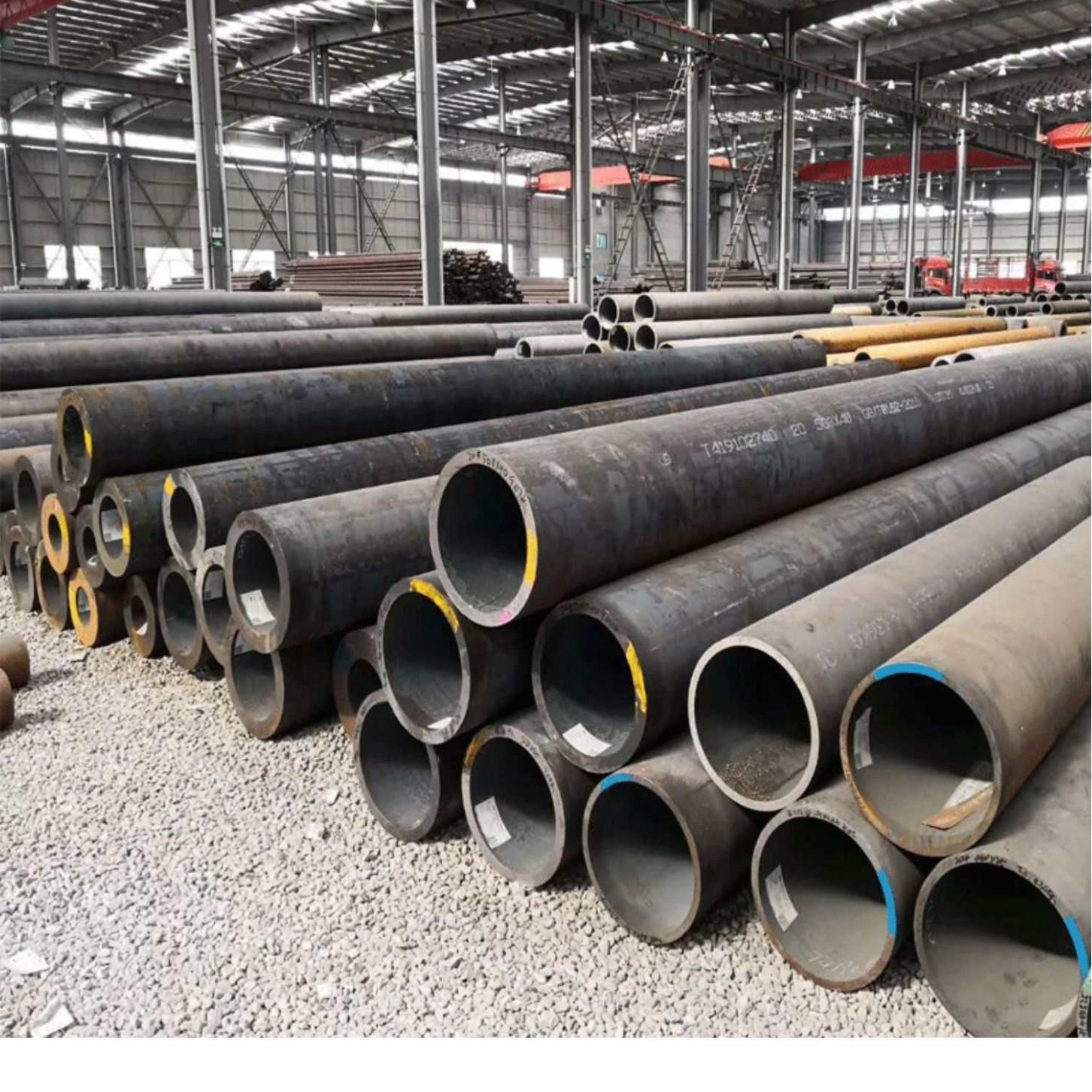 现货焊管厂家加工Q345B大口径焊接钢管高频焊接建筑脚手架钢管