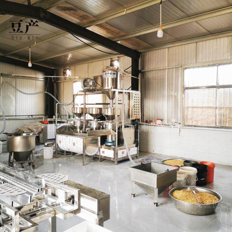 大型全自动磨浆组仿人工工序三联磨浆机组大型豆浆打浆机组,清洗/食品/商业设备,豆制品加工设备,淘宝优惠券,粉丝福利购,淘宝优惠卷