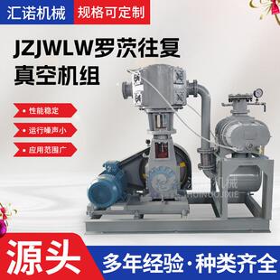 往复罗茨机组厂家现货供应电动无油干式立式罗茨往复真空泵机组